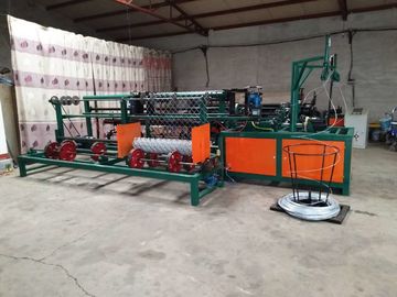 Double Wire CNC Chain Link Fence Machine / Automatic Chain Link Machine For Playground
